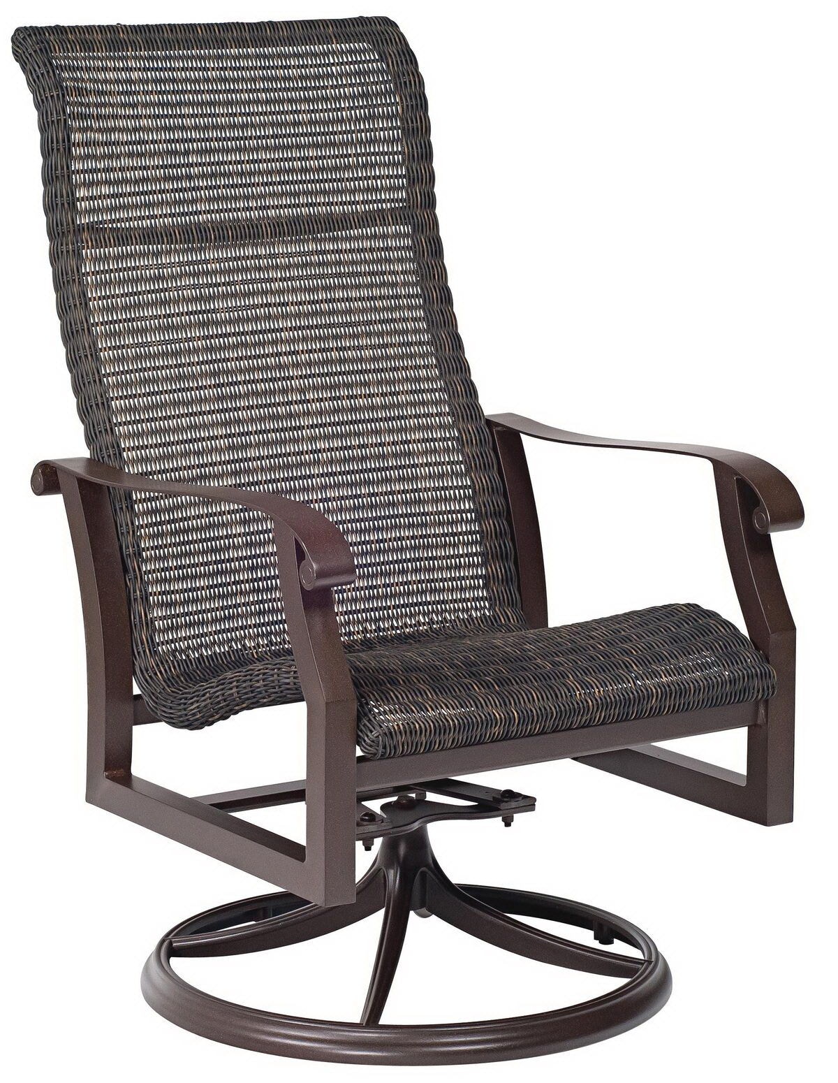 High back swivel rocker patio outlet chairs